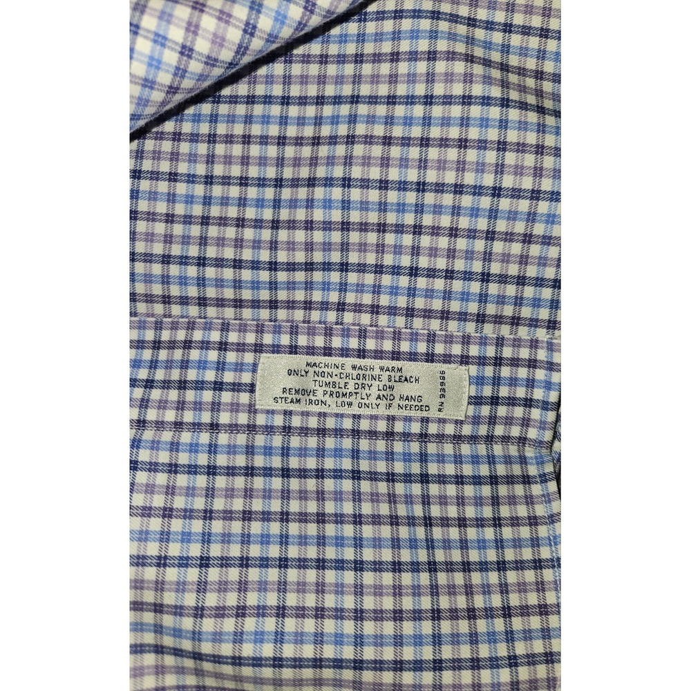 Brooks Brothers Regent 16-32‎ Plaid Supima Cotton Non-Iron Dress Shirt - Picture 6 of 6